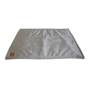 Velvet champagne multi plaid hondenmat
